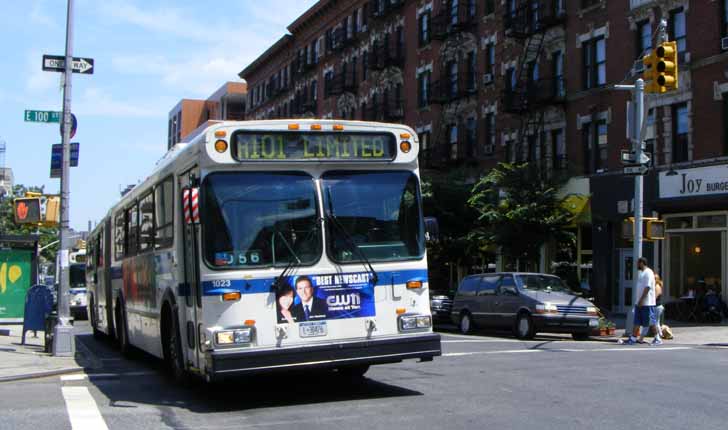 MTA New Flyer D60HF 1023